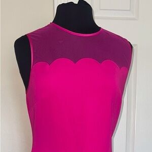 Elegant Pink Sleeveless Dress